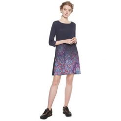 Desigual Sukienka Damska Troja Navy 18wwvkaz 5000 (Rozmiar S). Niebieskie sukienki damskie marki Desigual, s. W wyprzedaży za 186,00 zł.