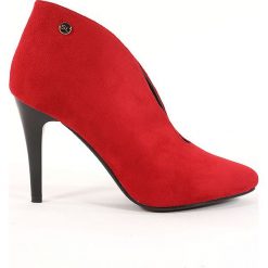 BOTKI DAMSKIE SER 12791 CZE. Botki damskie Sergio Leone, ze skóry, bez obcasa, bez zapięcia. Za 69,00 zł.