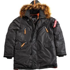 Kurtka zimowa Alpha Industries PPS N-3B 133148-241. Czarne kurtki męskie Alpha Industries, na zimę, xxl, bez wzorów, bez kaptura. Za 978,99 zł.