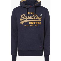 Superdry - Męska bluza nierozpinana, niebieski. Niebieskie bluzy męskie Superdry, m, z nadrukiem, bez kołnierzyka, bez rękawów, bez kaptura. Za 279,95 zł.