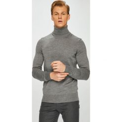 Tommy Hilfiger Tailored - Sweter. Szare golfy męskie Tommy Hilfiger Tailored, l, z dzianiny. Za 399,90 zł.