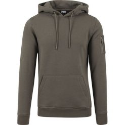 Bejsbolówki męskie: Urban Classics Sweat Bomber Hoodie Bluza z kapturem oliwkowy