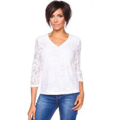 T-shirty damskie: Koszulka „Yvonne” w kolorze białym