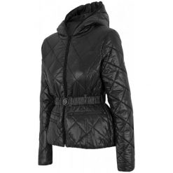 4F Kurtka Damska H4Z17 kud006 Czarny L. Czarne kurtki damskie marki 4f, na zimę, l, w paski, z puchu, eleganckie. W wyprzedaży za 199,00 zł.