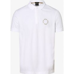 BOSS Athleisure - Męska koszulka polo – Paddy 8, biały. Białe koszulki męskie BOSS Athleisure, xxl, bez wzorów, eleganckie, bez rękawów. Za 425,95 zł.