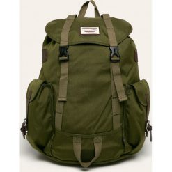 Doughnut - Plecak Woodland Cordura. Zielone plecaki męskie Doughnut, w paski, z materiału. Za 399,90 zł.