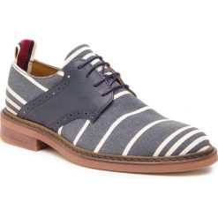 Półbuty SCOTCH & SODA - Merapi 18839482 Blue Striped S691. Niebieskie półbuty męskie marki Scotch & Soda, na co dzień, bez wzorów, ze skóry, bez zapięcia. Za 659,95 zł.