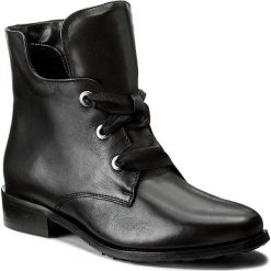 Botki damskie lity: Botki EKSBUT - 77-4538-155-1G Czarny