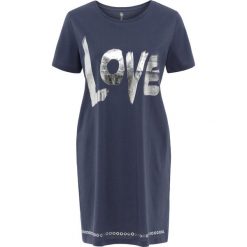 Sukienki: Sukienka shirtowa bonprix jagodowy