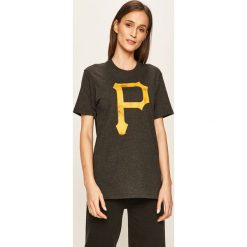 47brand - T-shirt. Szare bluzki damskie 47brand, s, z nadrukiem, z bawełny, casualowe, z okrągłym kołnierzem, z krótkim rękawem. Za 119,90 zł.
