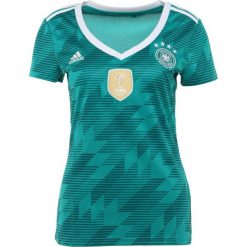 Bluzki sportowe damskie: adidas Performance DFB DEUTSCHLAND AWAY Koszulka reprezentacji equipmentgreen/white/realteal