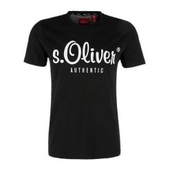 S.Oliver T-Shirt Męski, Xxl, Czarny. Czarne t-shirty męskie S.Oliver, s, bez wzorów, bez kołnierzyka. Za 60,00 zł.