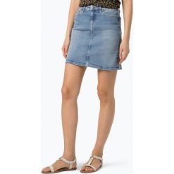 Tommy Hilfiger - Spódnica damska, niebieski. Niebieskie spódniczki damskie TOMMY HILFIGER, bez wzorów, z jeansu, klasyczne. Za 299,95 zł.