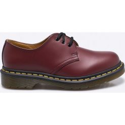Dr Martens - Półbuty. Brązowe półbuty damskie skórzane marki Dr. Martens, z okrągłym noskiem. Za 629,90 zł.