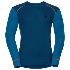 Koszulki sportowe męskie: Odlo Koszulka tech. Shirt l/s crew neck WARM r. XL