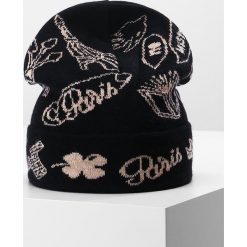 Czapki damskie: Sonia Rykiel BONNET LOGOS Czapka noir/or