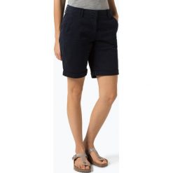 Tommy Hilfiger - Spodenki damskie, niebieski. Niebieskie szorty damskie marki TOMMY HILFIGER, bez wzorów, z bawełny, wizytowe. Za 299,95 zł.