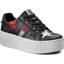 Sneakersy damskie: Sneakersy TOMMY JEANS – Icon Sparkle Sneaker EN0EN00160 Midnight 403