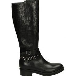 Kozaki - 3307 V-C NERO. Czarne buty zimowe damskie marki Venezia, ze skóry. Za 319,00 zł.