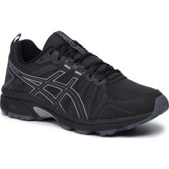 Buty ASICS - Gel-Venture 7 1011A560 Blacvk/Sheet Rock 001. Czarne buty sportowe męskie Asics, ze skóry ekologicznej, bez zapięcia, do biegania. Za 289,00 zł.