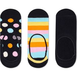 Happy Socks - Skarpetki Big Dot (3-pack). Czarne skarpetki damskie Happy Socks, bez wzorów. Za 69,90 zł.