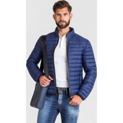 KURTKA TRUSSARDI JEANS. Niebieskie płaszcze męskie Trussardi Jeans, m, bez wzorów, z jeansu, bez kaptura. Za 404,50 zł.