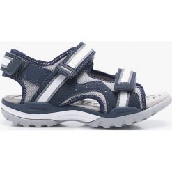 Geox - Sandały dziecięce. Szare sandały chłopięce marki Geox, ze skóry. W wyprzedaży za 219,90 zł.