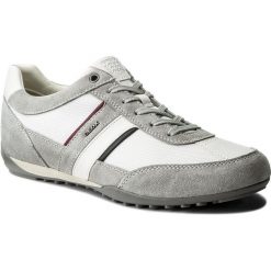 Sneakersy GEOX - U Wells C U52T5C 02211 C1303 Lt Grey/White. Szare sneakersy męskie Geox, na co dzień, bez wzorów, z zamszu, eleganckie, bez zapięcia. W wyprzedaży za 309,00 zł.