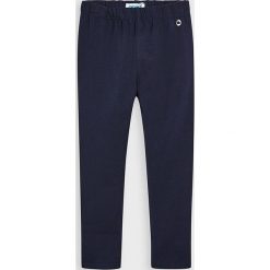 Mayoral - Legginsy dziecięce 92-134 cm. Niebieskie spodnie dziewczęce Mayoral, bez wzorów, z elastanu. Za 43,90 zł.