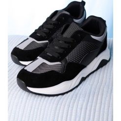 Czarne buty sportowe sznurowane casu ds11901. Czarne buty chłopięce sportowe Casu, na sznurówki. Za 49,99 zł.
