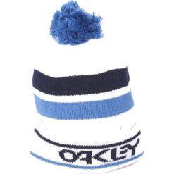 OAKLEY Męska czapka B1B Logo Striped Beanie White. Białe czapki męskie Oakley, bez wzorów. Za 105,00 zł.