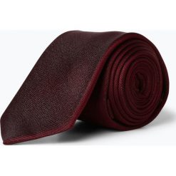 OLYMP Luxor modern Fit - Męski krawat z jedwabiu, czerwony. Czerwone krawaty męskie OLYMP Luxor modern Fit, z jedwabiu. Za 129,95 zł.