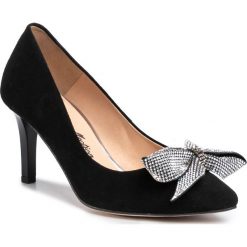 Szpilki ROBERTO - 355 Czarny Zamsz. Czarne półbuty damskie Roberto, ze skóry, eleganckie. Za 319,00 zł.