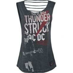Topy damskie: AC/DC EMP Signature Collection Top damski ciemnoszary