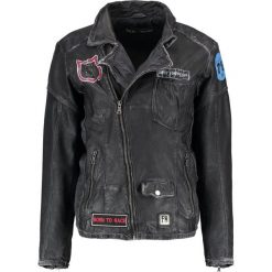 Kurtki męskie bomber: Freaky Nation MAD MAX Kurtka skórzana denim blue