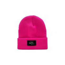 Czapka Beanie Apparel Neon Pink. Różowe czapki męskie Harp Team, bez wzorów, z dzianiny. Za 59,00 zł.