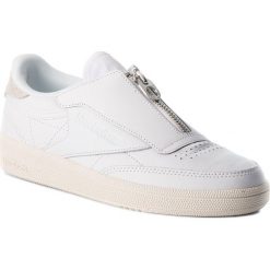 Buty Reebok - Club C 858 Zip M CN0139 White/Chalk. Białe buty sportowe damskie Reebok, bez wzorów, ze skóry, sportowe, reebok club. W wyprzedaży za 269,00 zł.