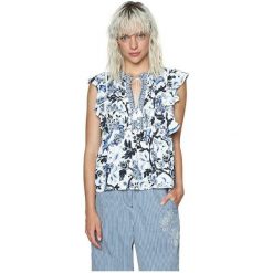 Desigual Bluzka Damska Blus Gaye 18swbwbv 5004 (Rozmiar Xxl). Szare bluzki damskie marki Desigual, na lato, xxl, bez wzorów, eleganckie, bez kołnierzyka, bez rękawów. W wyprzedaży za 170,00 zł.