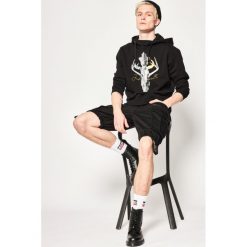 Bluza Just Cavalli S01GU0108. Czarne bluzy męskie Just Cavalli, s, bez wzorów, bez kołnierzyka, bez rękawów, bez kaptura. W wyprzedaży za 679,00 zł.