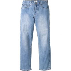Dżinsy ze stretchem Regular Fit Straight bonprix jasnoniebieski. Niebieskie jeansy męskie bonprix, na co dzień, m, bez wzorów, z jeansu, klasyczne. Za 79,99 zł.