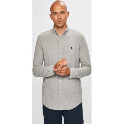 Polo Ralph Lauren - Koszula. Szare koszule męskie Polo Ralph Lauren, s, bez wzorów, z bawełny, casualowe, polo, z długim rękawem. Za 469,90 zł.