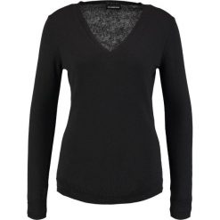 Swetry klasyczne damskie: Sisley V NECK Sweter black