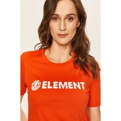 Element - T-shirt. Bluzki damskie Element, s, z nadrukiem, z bawełny, casualowe, z okrągłym kołnierzem. W wyprzedaży za 99,90 zł.