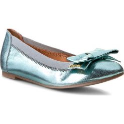 Baleriny GINO ROSSI - Rosa DAF604-279-J5H3-0068-0 Mięta 65. Zielone baleriny damskie marki Gino Rossi, ze skóry. W wyprzedaży za 219,00 zł.