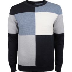 Gant Sweter "Check Crew". Swetry męskie GANT, bez wzorów, z kaszmiru, z okrągłym kołnierzem, bez kaptura. Za 349,00 zł.