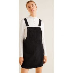 Mango - Sukienka Gala. Szare sukienki damskie Mango, na co dzień, s, bez wzorów, z bawełny, casualowe, bez kołnierzyka, bez rękawów, mini, proste. Za 139,90 zł.