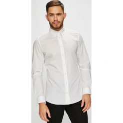 S. Oliver - Koszula. Białe koszule męskie s.Oliver BLACK LABEL, s, bez wzorów, z elastanu, eleganckie, z klasycznym kołnierzykiem, z długim rękawem. W wyprzedaży za 79,90 zł.