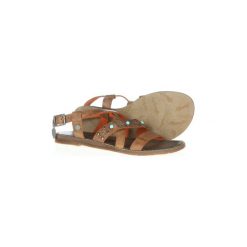 Sandały Wrangler Lola Lady WL141650-68. Pomarańczowe sandały damskie Wrangler, bez wzorów, bez obcasa, bez zapięcia. Za 174,30 zł.