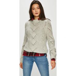 Tally Weijl - Sweter. Szare swetry damskie TALLY WEIJL, s, bez wzorów, z wełny, z krótkim rękawem, krótkie, bez kaptura. W wyprzedaży za 79,90 zł.