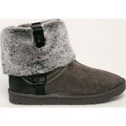 Wrangler - Śniegowce. Szare śniegowce damskie Wrangler, z gumy, bez zapięcia. W wyprzedaży za 219,90 zł.